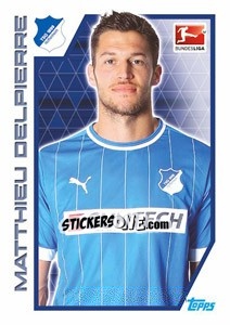 Sticker Matthieu Delpierre - German Football Bundesliga 2012-2013 n. 160 - Topps