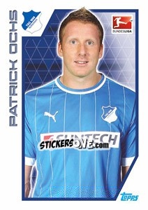 Sticker Patrick Ochs - German Football Bundesliga 2012-2013 - Topps