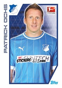 Sticker Patrick Ochs - German Football Bundesliga 2012-2013 n. 163 - Topps