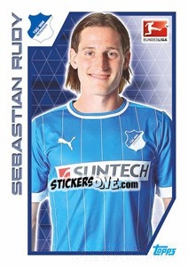 Cromo Sebastian Rudy - German Football Bundesliga 2012-2013 - Topps