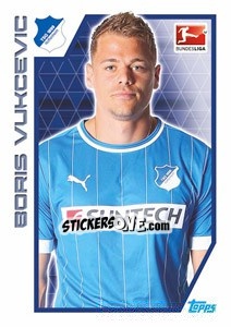 Cromo Boris Vukcevic - German Football Bundesliga 2012-2013 - Topps