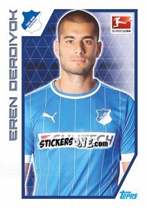 Sticker Eren Derdiyok - German Football Bundesliga 2012-2013 n. 172 - Topps