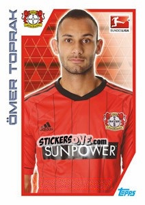 Cromo Ömer Toprak - German Football Bundesliga 2012-2013 - Topps