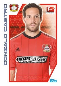 Figurina Gonzalo Castro - German Football Bundesliga 2012-2013 - Topps