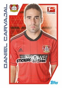Sticker Daniel Carvajal - German Football Bundesliga 2012-2013 n. 181 - Topps