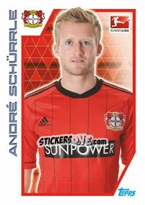 Sticker André Schürrle - German Football Bundesliga 2012-2013 n. 187 - Topps