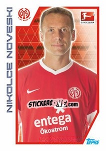 Sticker Nikolce Noveski - German Football Bundesliga 2012-2013 - Topps