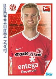Sticker Jan Kirchhoff - German Football Bundesliga 2012-2013 - Topps
