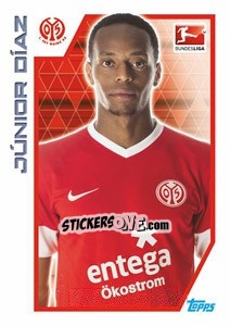 Cromo Júnior Díaz - German Football Bundesliga 2012-2013 - Topps