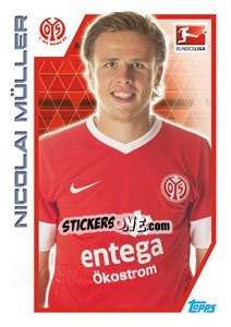 Figurina Nicolai Müller - German Football Bundesliga 2012-2013 - Topps