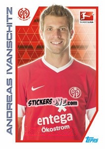 Sticker Andreas Ivanschitz - German Football Bundesliga 2012-2013 n. 200 - Topps