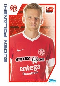 Sticker Eugen Polanski - German Football Bundesliga 2012-2013 n. 201 - Topps
