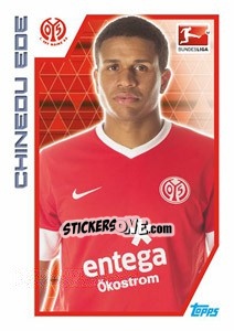 Sticker Chinedu Ede - German Football Bundesliga 2012-2013 n. 202 - Topps