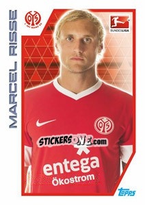 Sticker Marcel Risse - German Football Bundesliga 2012-2013 - Topps