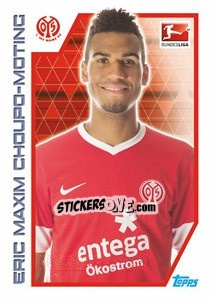 Cromo Eric Maxim Choupo-Moting - German Football Bundesliga 2012-2013 - Topps