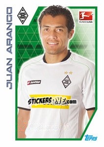Sticker Juan Arango - German Football Bundesliga 2012-2013 n. 216 - Topps
