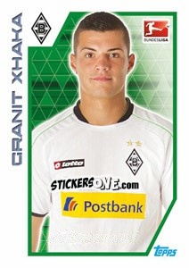 Cromo Granit Xhaka - German Football Bundesliga 2012-2013 - Topps