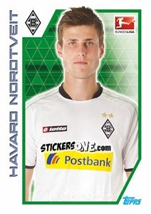 Figurina Havard Nordtvelt - German Football Bundesliga 2012-2013 - Topps