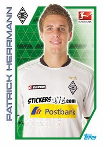 Sticker Patrick Herrmann - German Football Bundesliga 2012-2013 - Topps