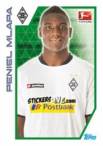 Sticker Peniel Mlapa - German Football Bundesliga 2012-2013 - Topps