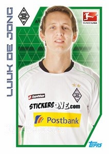 Figurina Luuk De Jong - German Football Bundesliga 2012-2013 - Topps