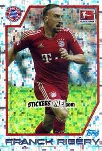Sticker Star-Spieler (Frank Ribery) - German Football Bundesliga 2012-2013 n. 225 - Topps
