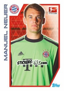 Sticker Manuel Neuer - German Football Bundesliga 2012-2013 n. 226 - Topps