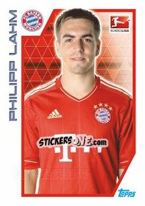 Sticker Philipp Lahm - German Football Bundesliga 2012-2013 n. 227 - Topps