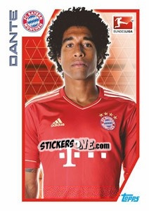 Sticker Dante - German Football Bundesliga 2012-2013 - Topps