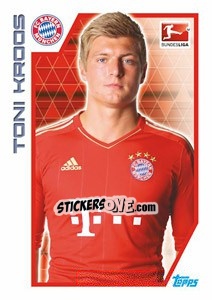 Sticker Toni Kroos - German Football Bundesliga 2012-2013 n. 232 - Topps