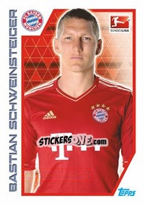 Cromo Bastian Schweinsteiger - German Football Bundesliga 2012-2013 - Topps