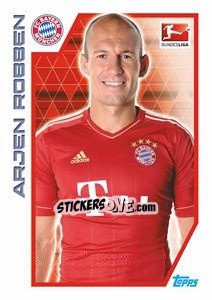 Sticker Arjen Robben - German Football Bundesliga 2012-2013 - Topps