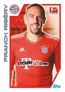 Sticker Franck Ribéry - German Football Bundesliga 2012-2013 n. 237 - Topps