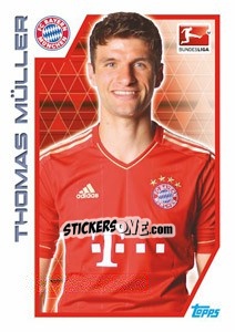 Sticker Thomas Müller - German Football Bundesliga 2012-2013 n. 238 - Topps