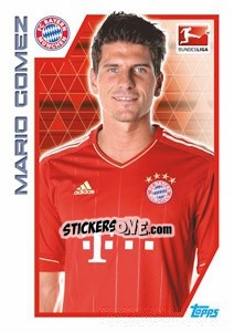 Sticker Mario Gómez - German Football Bundesliga 2012-2013 - Topps