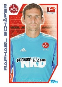Sticker Raphael Schäfer - German Football Bundesliga 2012-2013 - Topps