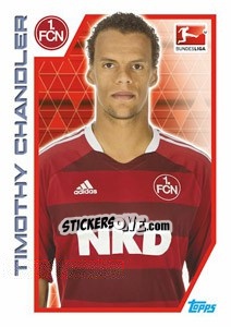 Sticker Timothy Chandler - German Football Bundesliga 2012-2013 n. 244 - Topps