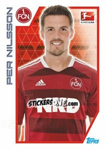 Sticker Per Nilsson - German Football Bundesliga 2012-2013 - Topps