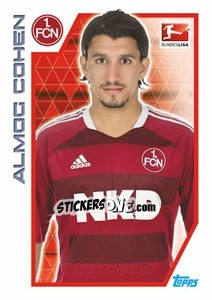 Sticker Almog Cohen - German Football Bundesliga 2012-2013 - Topps