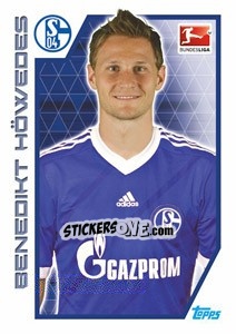 Sticker Benedikt Höwedes - German Football Bundesliga 2012-2013 n. 261 - Topps