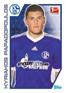 Sticker Kyriakos Papadopoulos - German Football Bundesliga 2012-2013 n. 262 - Topps