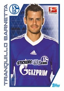 Sticker Tranquillo Barnetta - German Football Bundesliga 2012-2013 - Topps