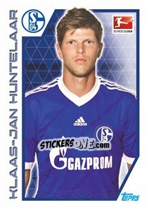 Sticker Klaas-Jan Huntelaar - German Football Bundesliga 2012-2013 n. 274 - Topps