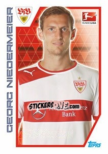 Sticker Georg Niedermeier - German Football Bundesliga 2012-2013 - Topps