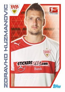 Sticker Zdravko Kuzmanovic - German Football Bundesliga 2012-2013 n. 284 - Topps
