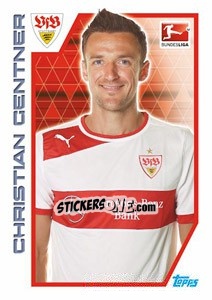 Sticker Christian Gentner - German Football Bundesliga 2012-2013 - Topps