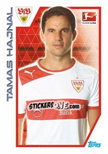 Sticker Tamás Hajnal - German Football Bundesliga 2012-2013 n. 287 - Topps