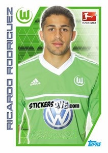 Figurina Ricardo Rodríguez - German Football Bundesliga 2012-2013 - Topps