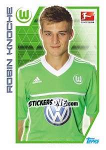 Sticker Robin Knoche - German Football Bundesliga 2012-2013 n. 300 - Topps