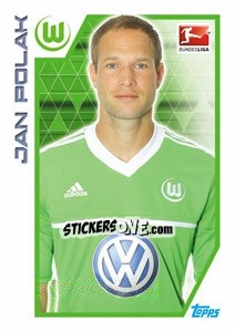 Sticker Jan Polak - German Football Bundesliga 2012-2013 - Topps